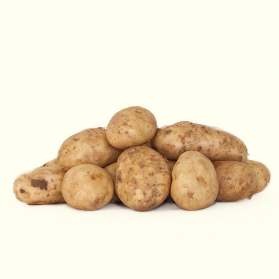 Las mejores patatas gallegas tipo "Kennebec", cebollas, ajos y zanahorias.